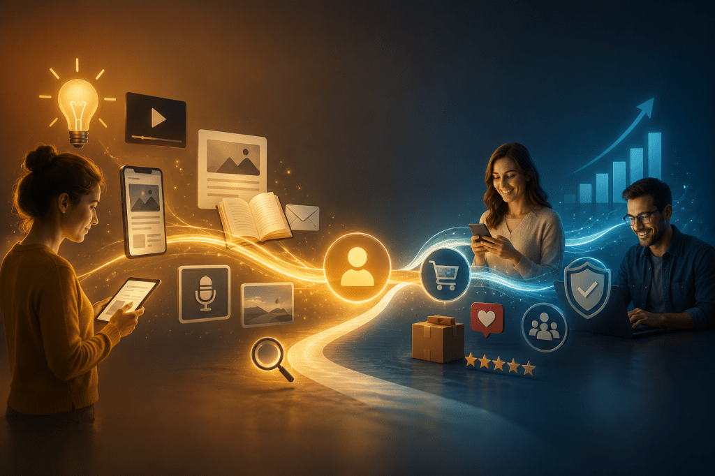 Como o Marketing de Conteúdo Molda a Experiência do Cliente